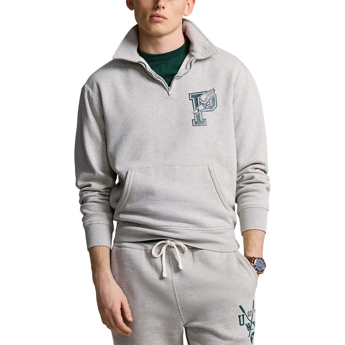 【POLO RALPH LAUREN】 ★ P-Wing Fleece Collar Sweatshirt ★ Polo Ralph Lauren P-Wing Fleece Collared Sweatshirt Sweater